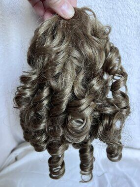 Curly Drawstring Ponytail Extension Hairpiece Set with Bun Maker and Hair Nets